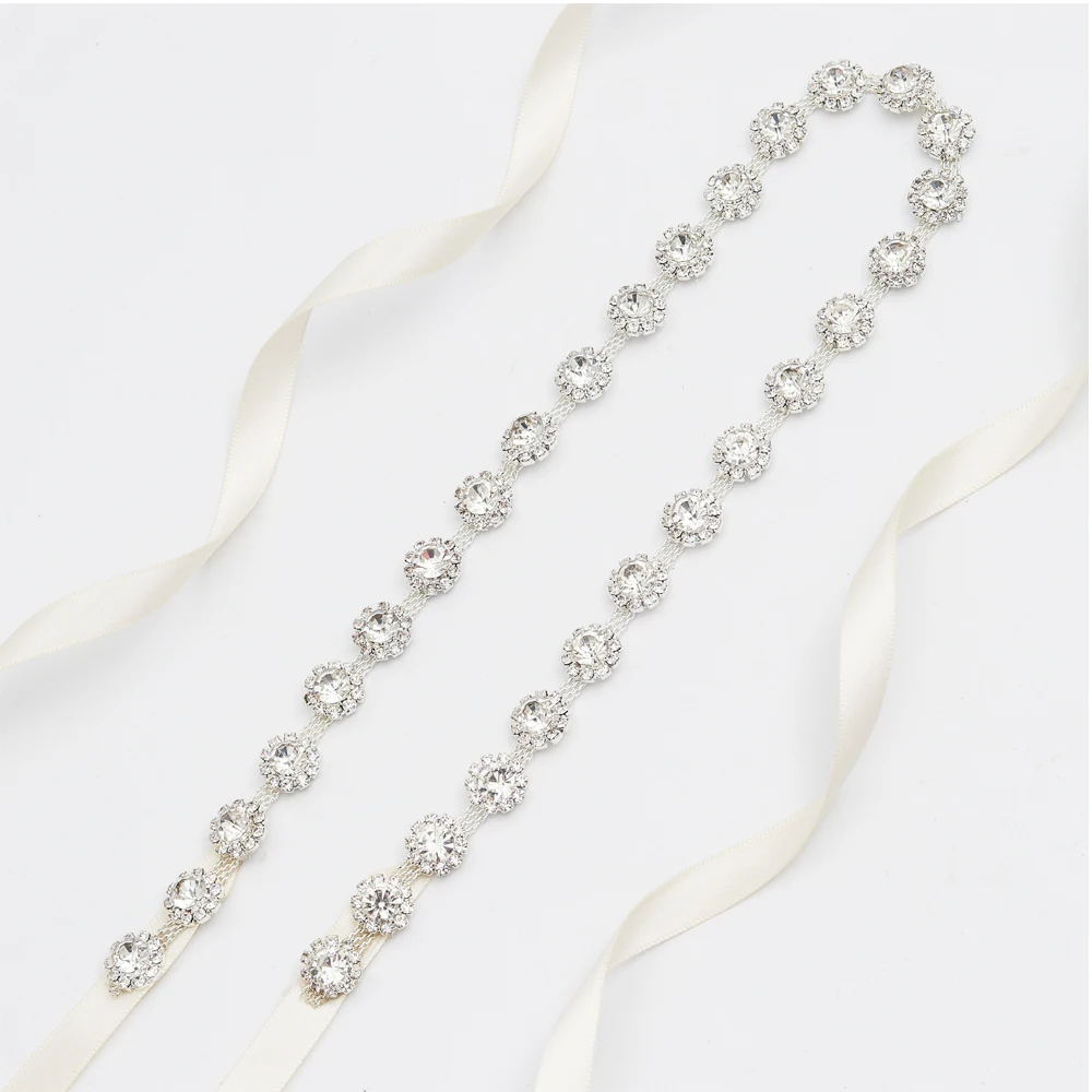 Yanstar пояс со стразами тонкая Горячая фиксация кристалла невесты ручной работы