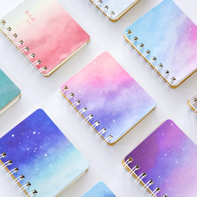 Climemo звездное небо спираль книга катушки карманная записная книжка Журнал