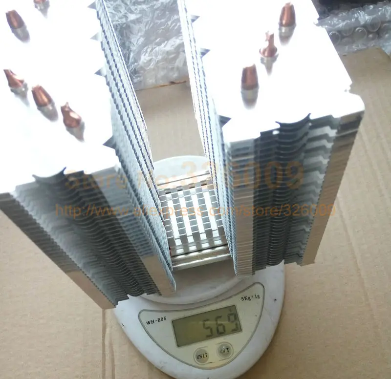 ARSYLID кулер для процессора 6 heatpipe dual-tower AVC 12 см 2 вентилятора 4pin PWM охлаждения для Intel LGA775 115X1366 2011 для AMD AM3+ AM4 FM2