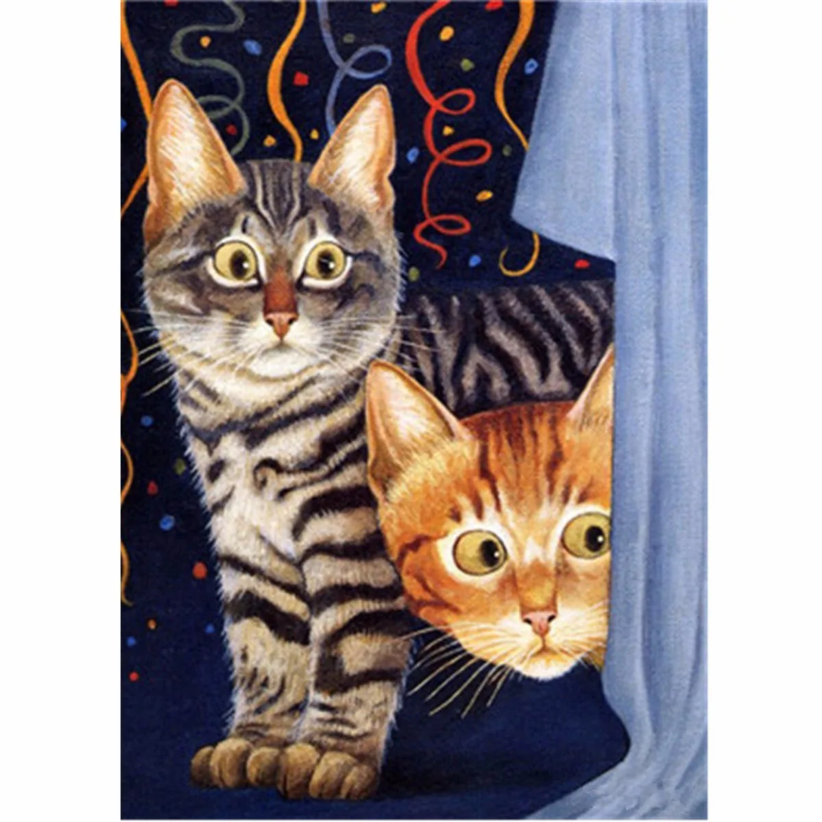 45X30 см полиэстер кошка печать садовые флаги с забавным котенком ярд баннерный дисплей дом Мода декорация внутри снаружи