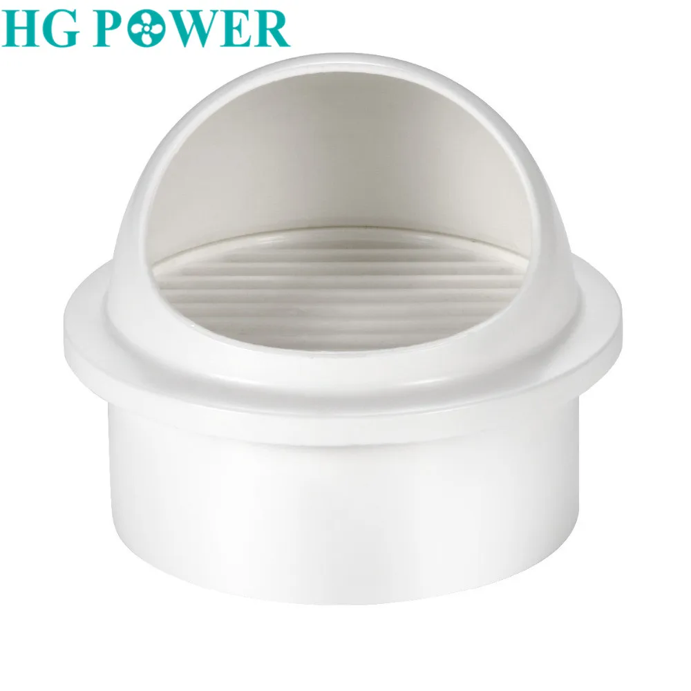 Круглая пластиковая решетка для вентиляции Потолочный Настенный воздуховод 4/6