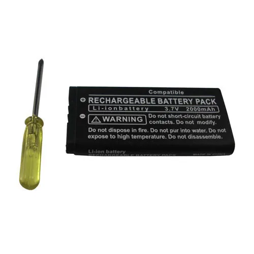 Аккумуляторная литий ионная батарея 2000 мАч + набор инструментов для Nintendo DSi