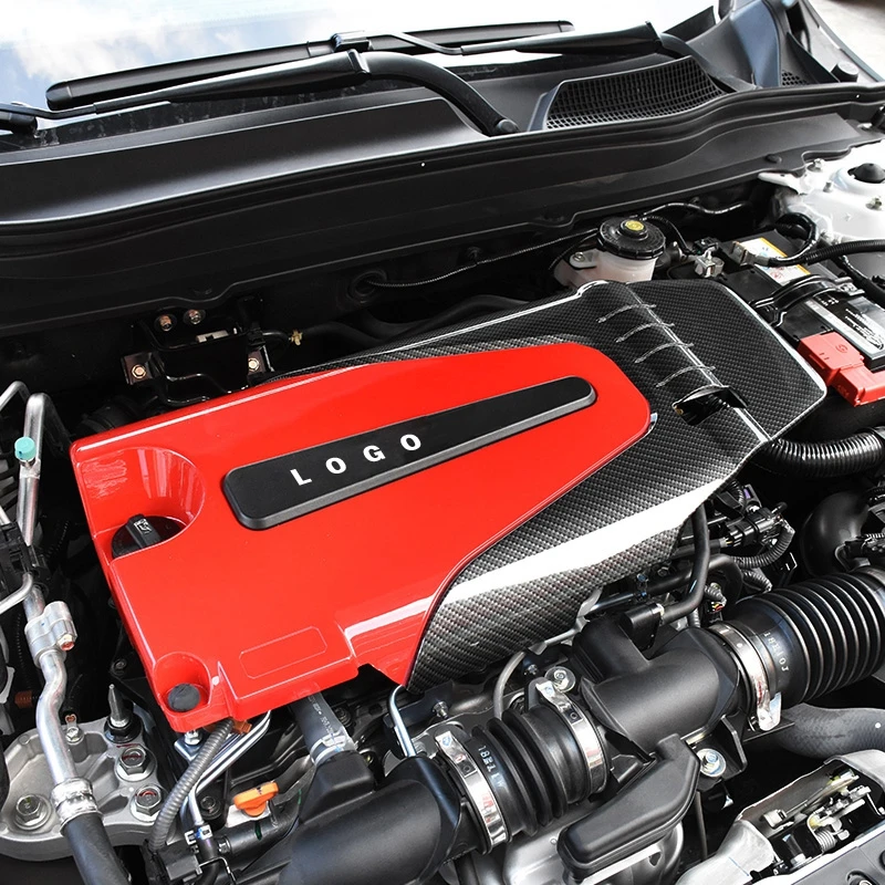 Новая Автомобильная карбоновая Стильная крышка двигателя капот ABS для Honda Accord 10th новые аксессуары для интерьера vezel 1 шт