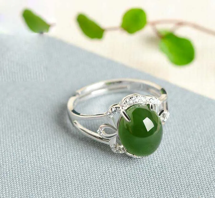 

fine jewelry 100% Jade 10mm Green Multicolor Jadeite laboratory-created 925 Silver Hook