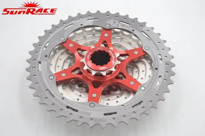 Sunracing кассета 10 скоростей 10 в CSMS3 CSMX3 11-40 т/11-42 т MTB велосипед кассета свободного хода широкое соотношение велосипед mtb кассета свободного хода