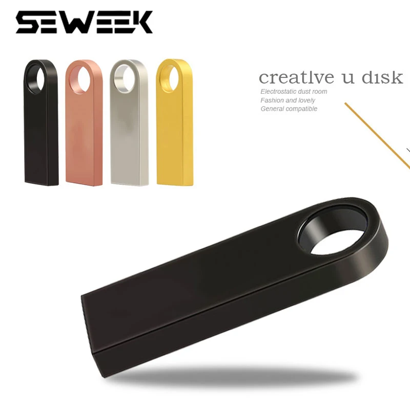 SEWEEK USB флеш-накопитель 2 ТБ металлическая Флешка высокоскоростная USB Флешка 32 Гб 64 Гб 256 ГБ 16 ГБ Флешка