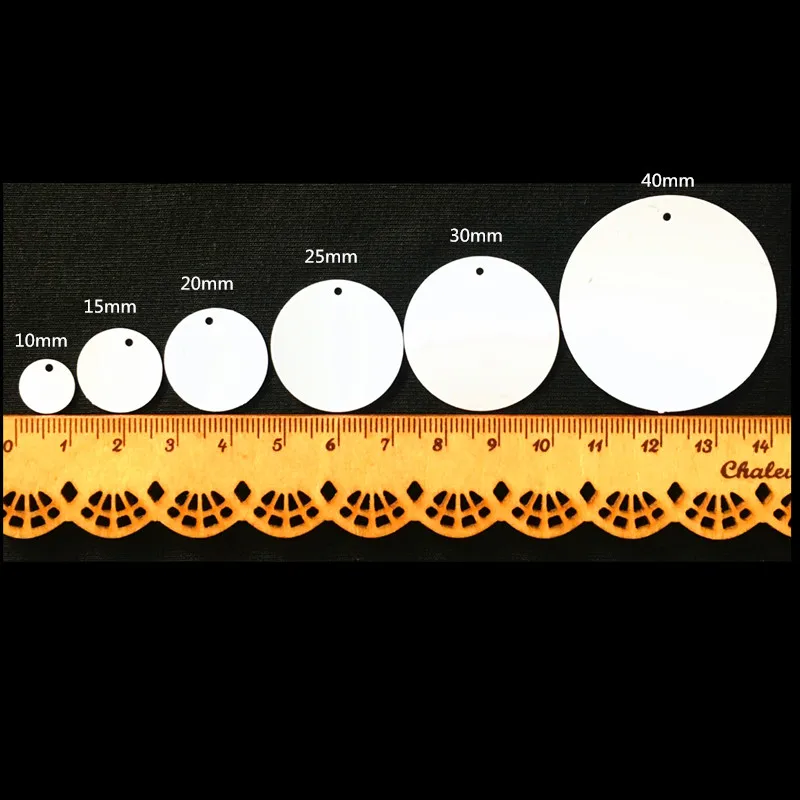Блестки разных размеров светлые блестки плоские и круглые для шитья аксессуары