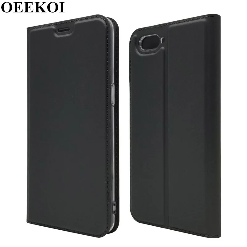 Ультратонкий кожаный чехол бумажник OEEKOI для OPPO K3/R17 Neo/R15 Pro|Чехлы-портмоне| |
