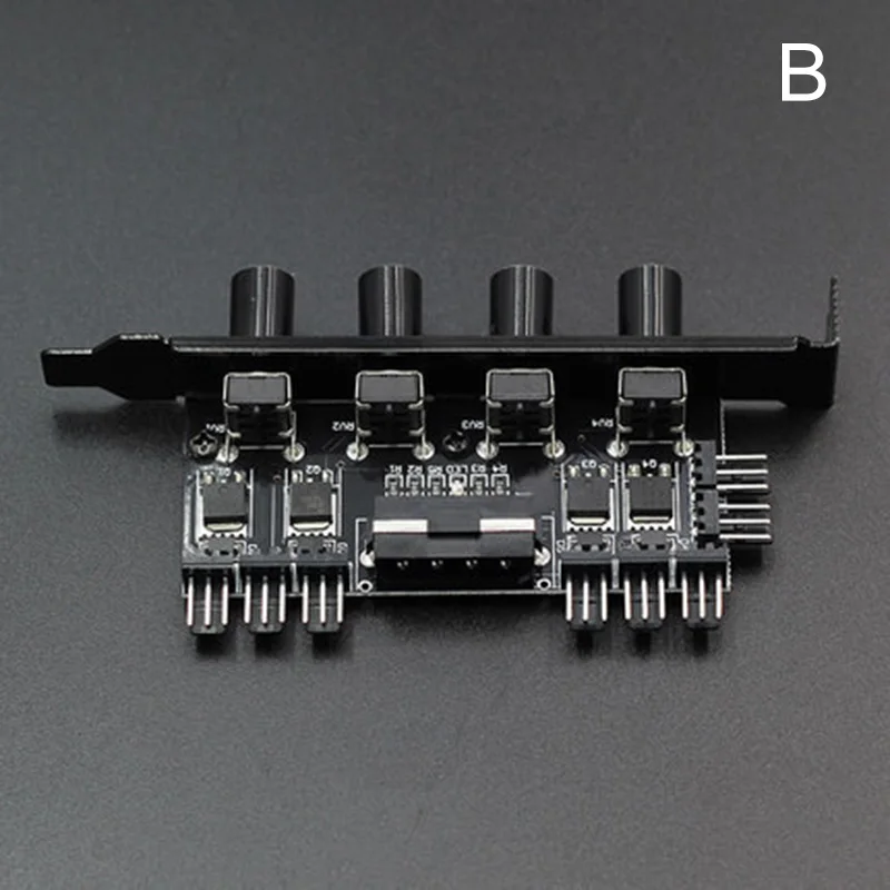 Fan Hub Speed Controller Regulator 8 Way 4 Knot Speeder for Computer Case @JH | Fans &amp Cooling