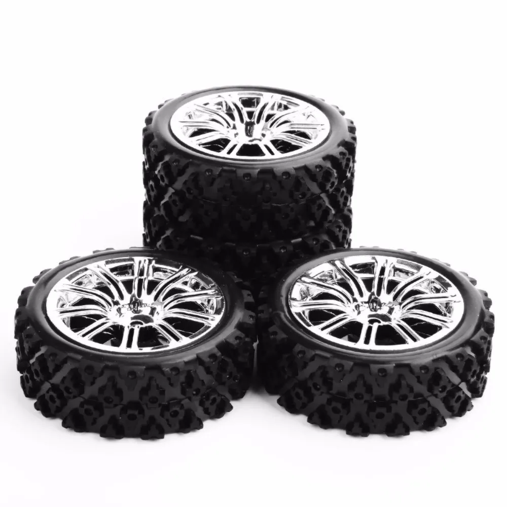 4 шт./компл. 1/10 весы раллийные шины и обода колеса с 6 мм смещение 12 Hex fit HSP HPI RC