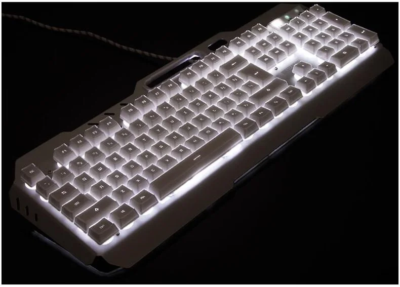Технология Mamba XM-K670 подвесная клавиатура USB Проводная игровая клавиатура с подсветкой, настоящие механические ощущения с подставкой для мобильного телефона