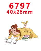 6797 Плоская полимерная поделка для украшения своими руками 30 штук pr6648 - Цвет: 6797