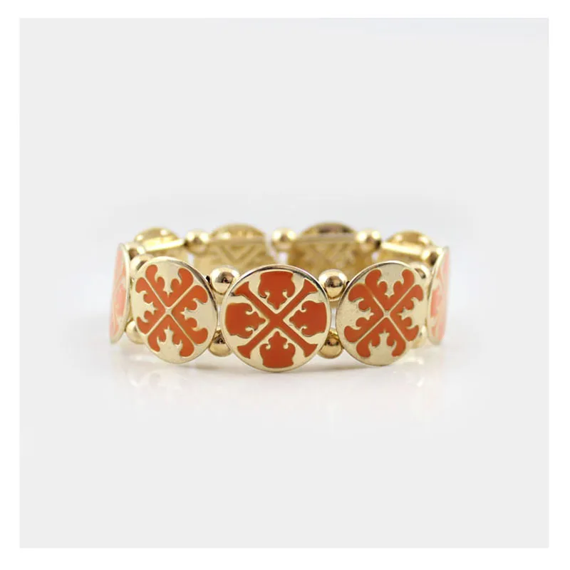 Эмалированный диск YJX массивный браслет из бисера стрейч женский модный костюм