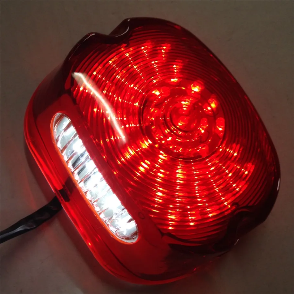 Aftermarket Бесплатная доставка светодиодный светильник с красным хвостом для Harley