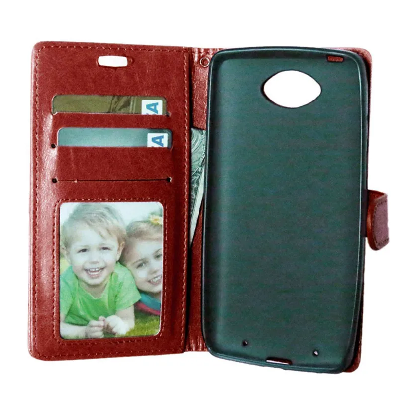 Кожаный чехол кошелек с подставкой для Motorola Moto Droid Turbo XT1254 Crazy Horse|case cover|leather wallet