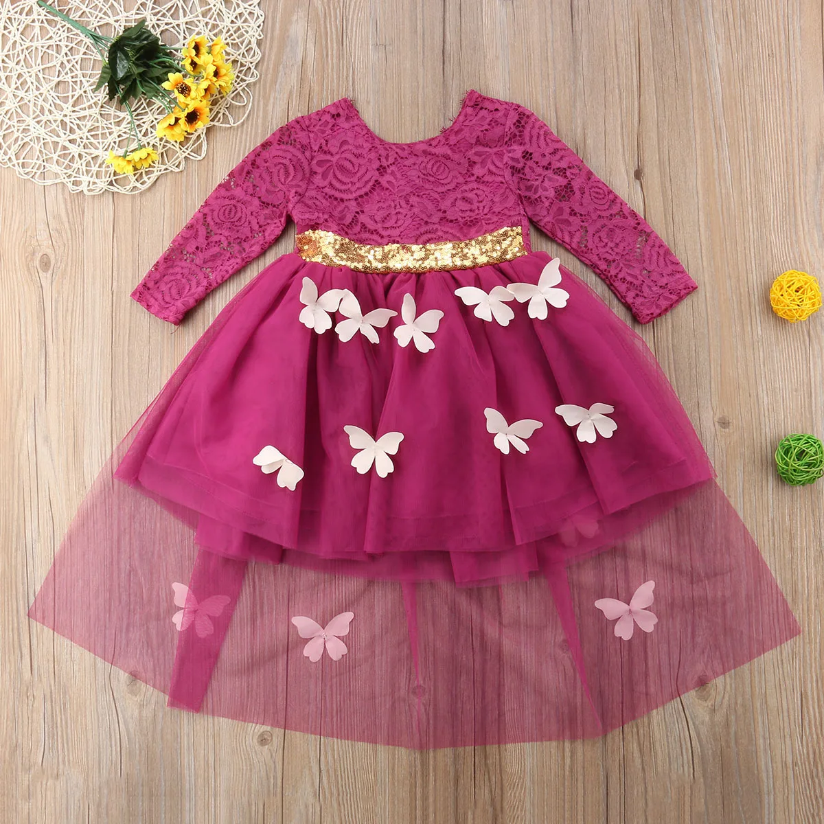 Нарядное праздничное платье принцессы для маленьких девочек 2 стиля кружевное