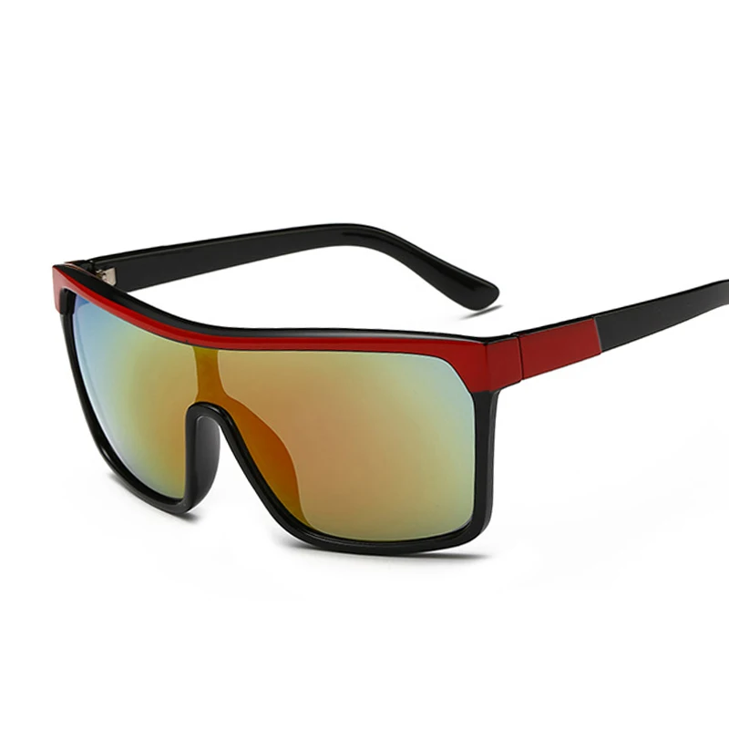 Солнцезащитные очки VISION Square Shield для мужчин вождения 2017 мужские роскошные