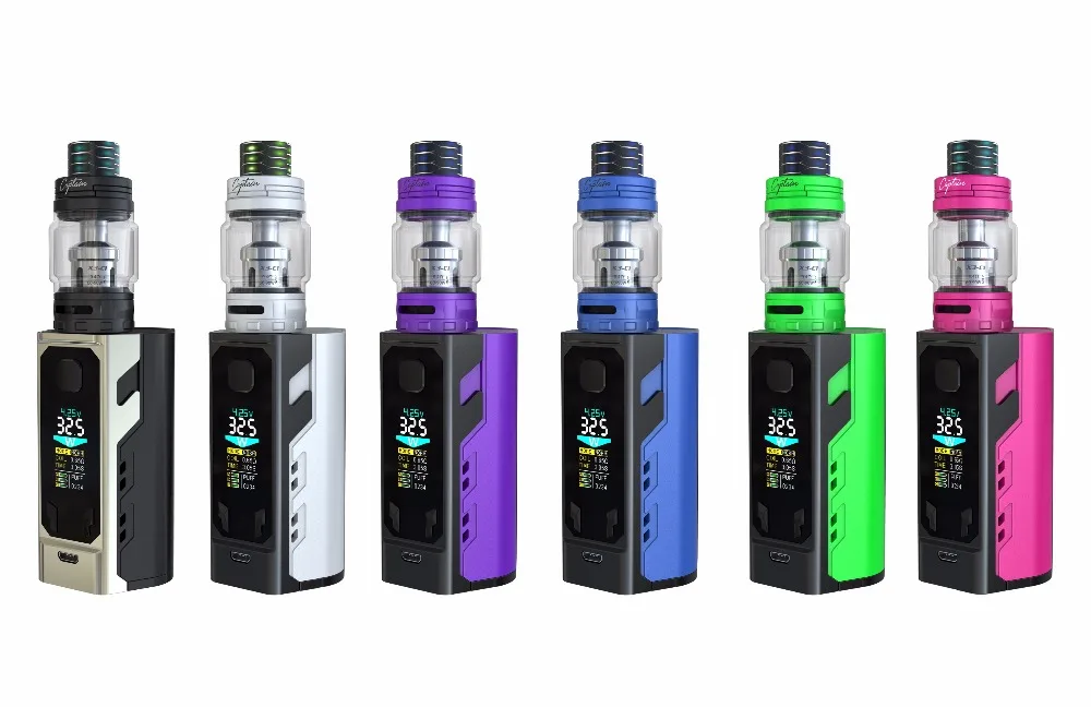 Оригинал IJOY капитан X3 комплект 324 W 20700 TC электронная сигарета с тремя 21700 батарей и
