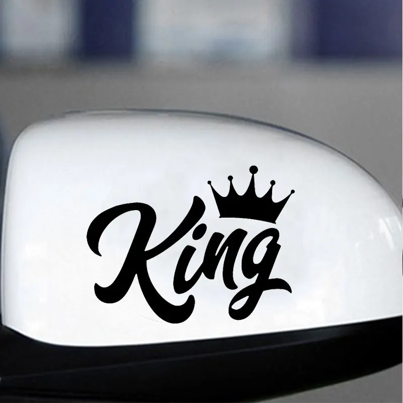 Автомобильная виниловая наклейка в стиле король и королева