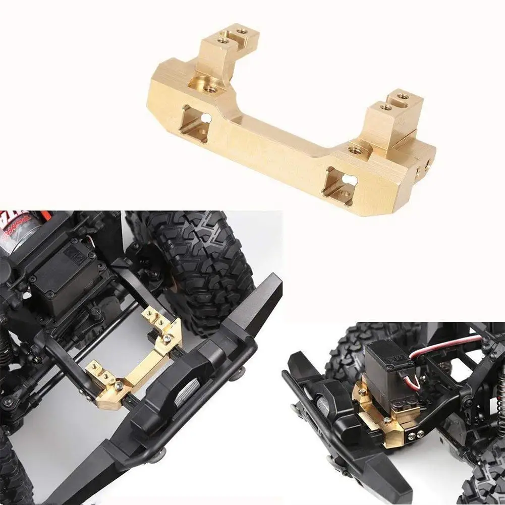 LeadingStar 1:10 RC TRX4 крепление переднего бампера Золотое сервоприводное для TRX 4|Детали