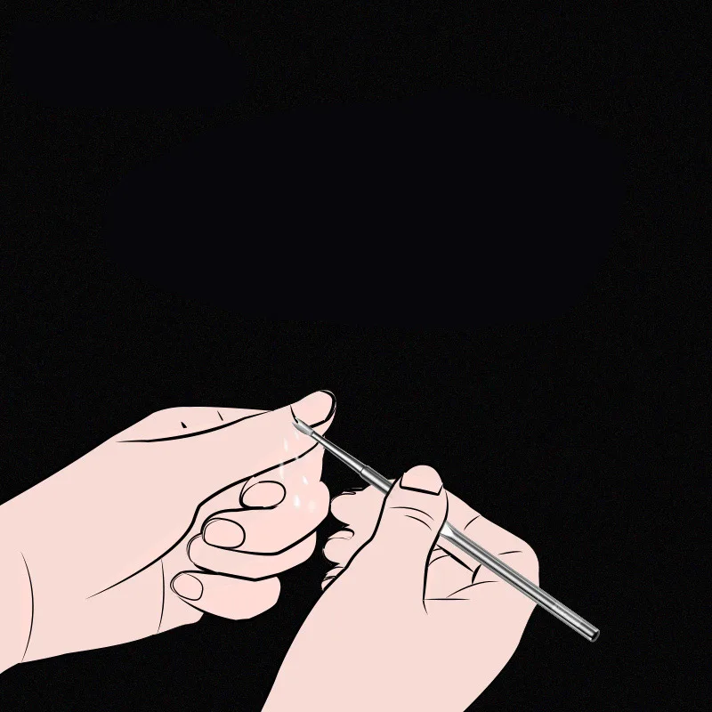 Двусторонний инструмент для удаления кутикулы из нержавеющей стали|Пушеры