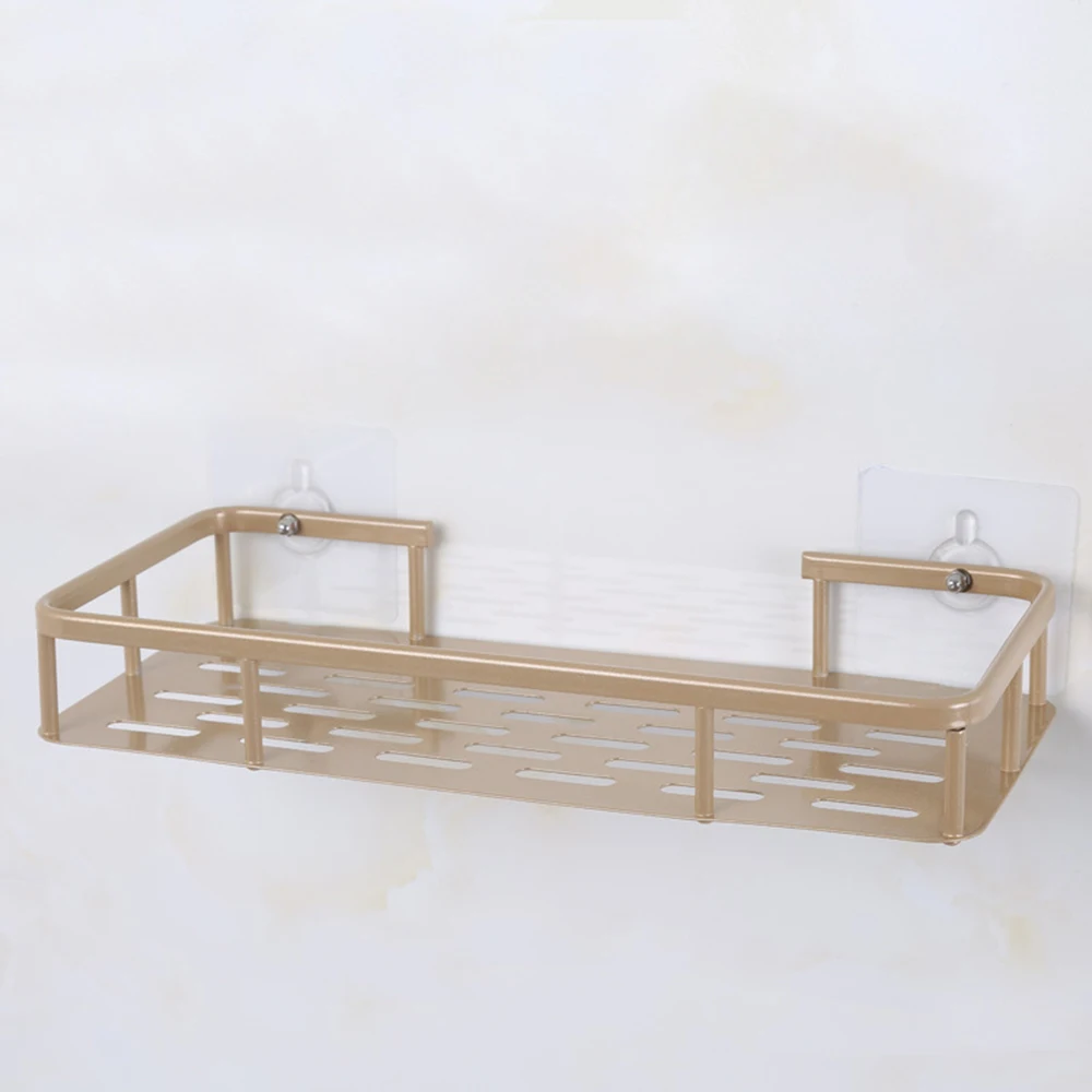 Bathroom Punch-Free Suction Cup Wall-Mounted Rack Bathroom Toilet Vanity Rack Four-Corner Storage Rack Wall Shelf - Цвет: 03