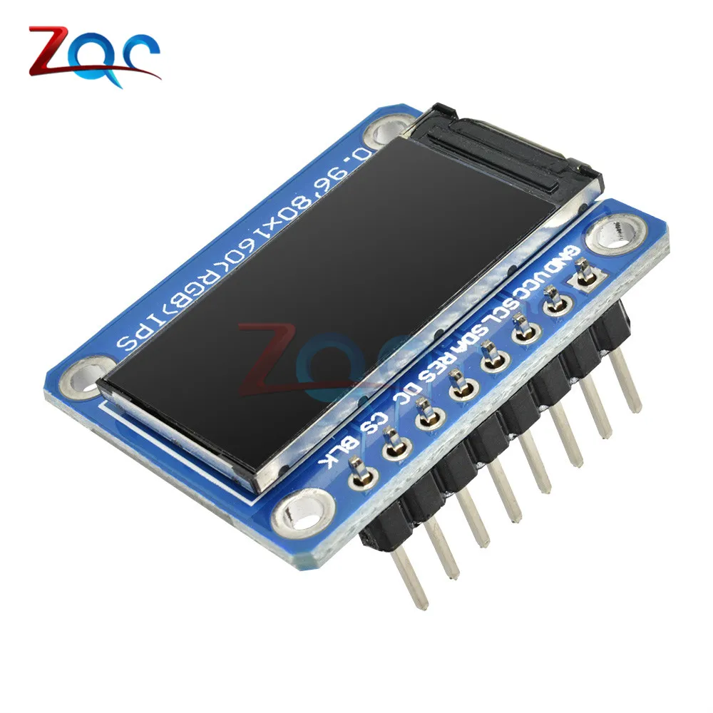 0 96 дюймов 80X160HD 65K полноцветный ЖК дисплей модуль ST7735 Привод IC 80*160 3 V IPS SPI интерфейс