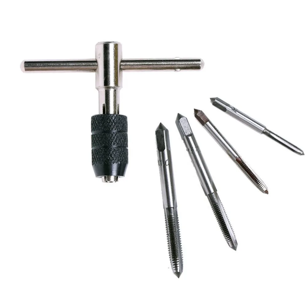 5 шт./компл. Die and Hand Tap Metric Fine резьбовые штампы краны костюм ручной метрический