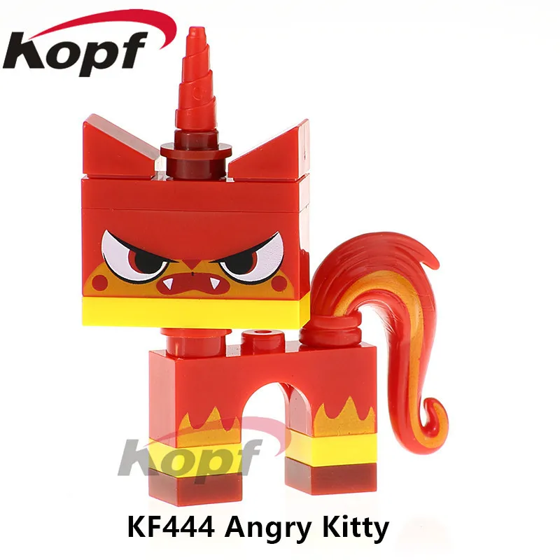 KF444 Without Box KF8042 строительные блоки серии Pumpng Бэтмен оловянный человек кирпичи арбуз человек Emmet Жираф Лев фигурки подарок детям подарок игрушки - Цвет: KF444 Without Box