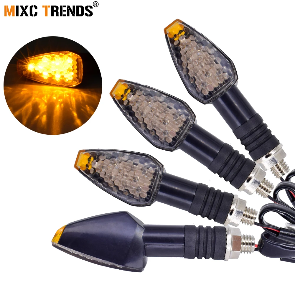 

4pcs 12V 2W Motorcycle LED Turn Signal Light Blinker Side Maker Light For Harley Honda Yamaha Kawasaki Suzuki Motorbike Light