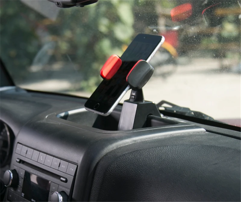 Для Jeep Wrangler JK 2012 2013 2014 2015 2016 2017 2/4 двери приборной панели телефона держатель GPS
