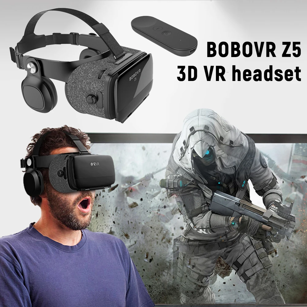 BOBOVR Z5 все в одном виде 3D VR гарнитура очки Abs PC для samsung Galaxy S9 S8 Google Pixel 2 Daydream регулируемое фокусное расстояние