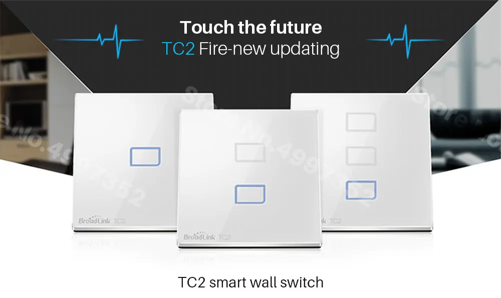 Broadlink TC2 ЕС WiFi переключатель Сенсорная панель Великобритания ЕС стандартный настенный светильник переключатель приложение управление IOS Android телефон умный дом автоматизация
