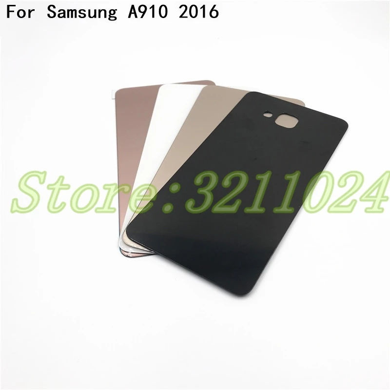 Оригинальная задняя крышка из стекла для Samsung Galaxy A910 A9 2016 Корпус Задняя