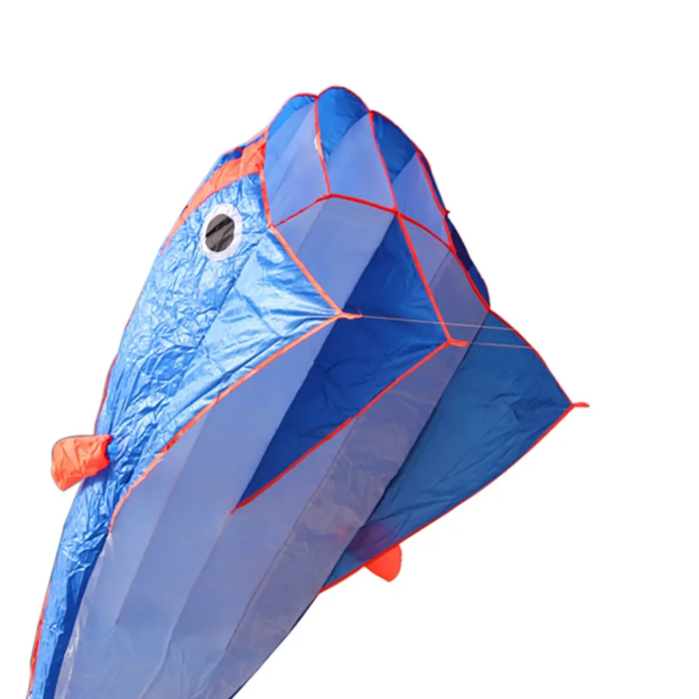 

New Huge 3D Dolphin Kites Kids Outdoor Fun Square Beach Flying Toy Cute Dolphin Kite Easy To Fly