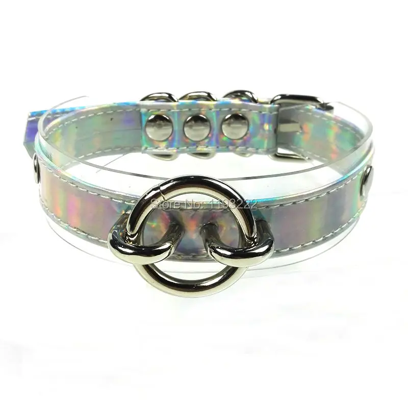 Женский голографический чокер ручной работы 100% двойные ремешки многослойный в