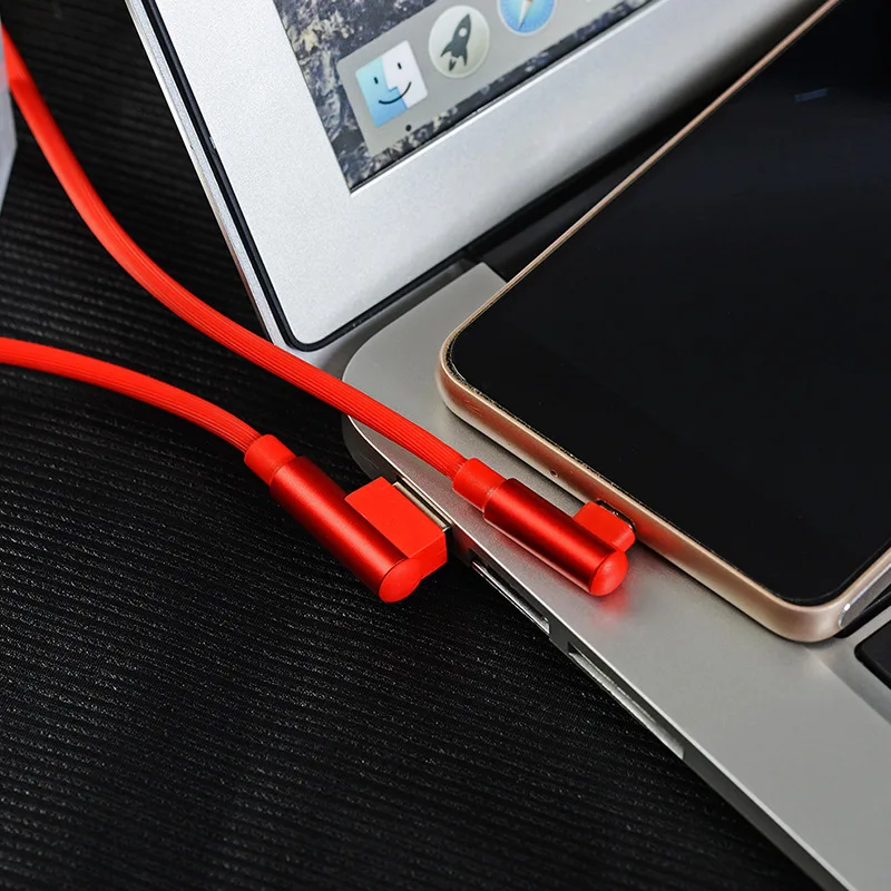 Usb удлинитель игровой кабель для Apple Phone двойной 90 градусов локоть передачи данных