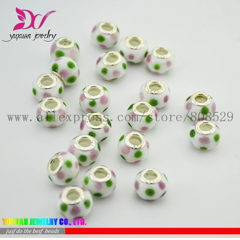 Бусины-шармы из муранского стекла TK093