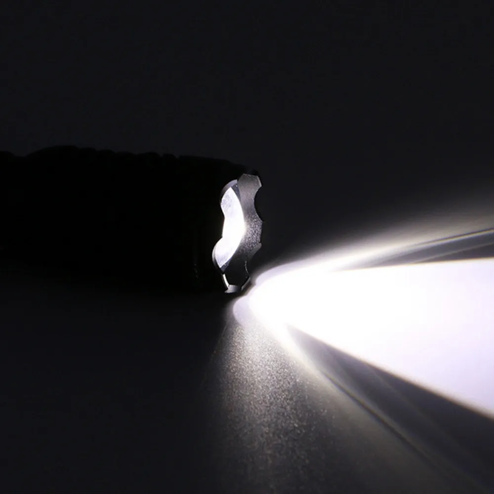 

Mini Flashlight Waterproof LED Flashlight 1000LM 3 Modes Adjustable Focus Zoom Torch Telescopic Flashlight for Camping Hunting