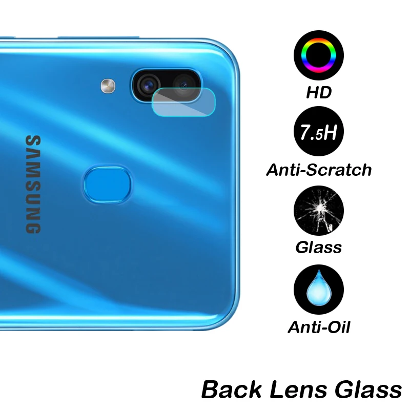 Защитное стекло с полным покрытием для объектива камеры Samsung A50 пленка из