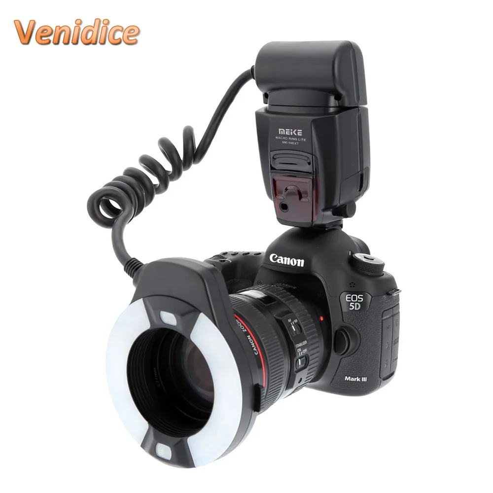 

Meike MK-14EXTC Macro TTL Ring Flash for Canon E-TTL with LED AF Assist Lamp