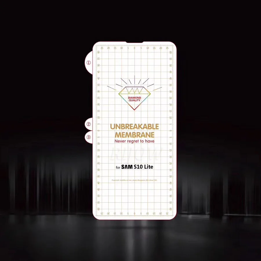 Новейшая невидимая Алмазная пленка для samsung Galaxy S10 S11 5G Plus, защитная пленка на экран для задней панели Galaxy S10e 5G, стекло, разблокировка отпечатков пальцев