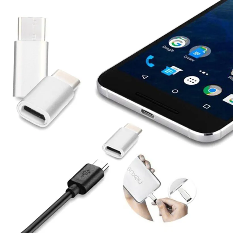 CARPRIE 1 шт. USB C Type к Micro адаптер для зарядки данных Samsung Galaxy S9/S9 Plus 180227 Прямая