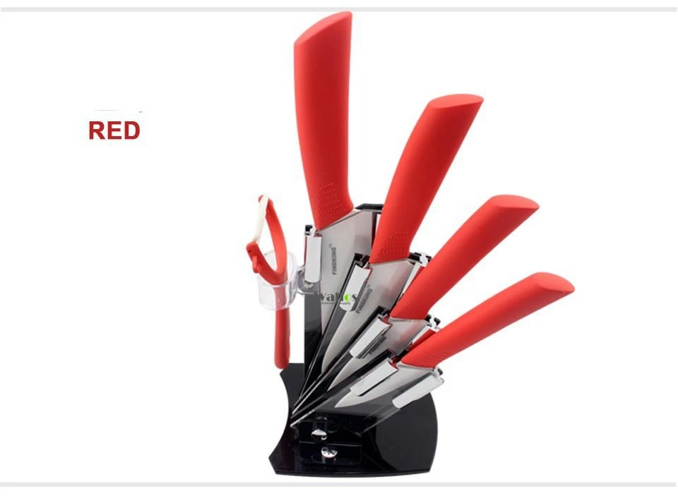 Набор кухонных ножей WALFOS керамический набор 3 4 5 6 дюймов Овощечистка подставка