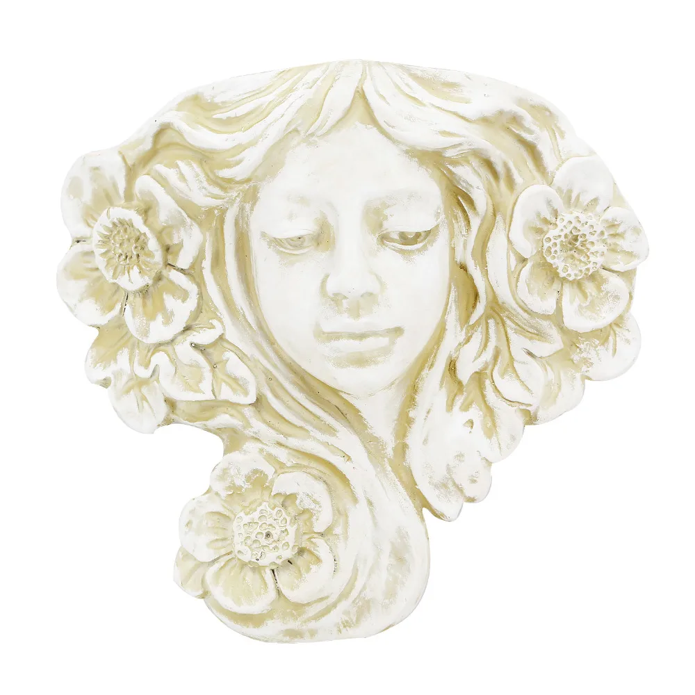 

10inches Hanging Planter Vase & Resin Angel Wall Decor Container,Haning Planter Flower Pot- Great for Succulent Plants
