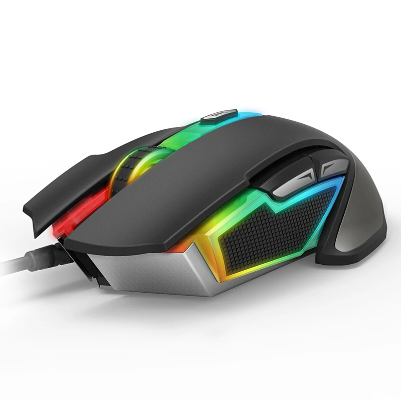 Оригинальная оптическая игровая мышь Rapoo V302 проводная с 7 программируемыми
