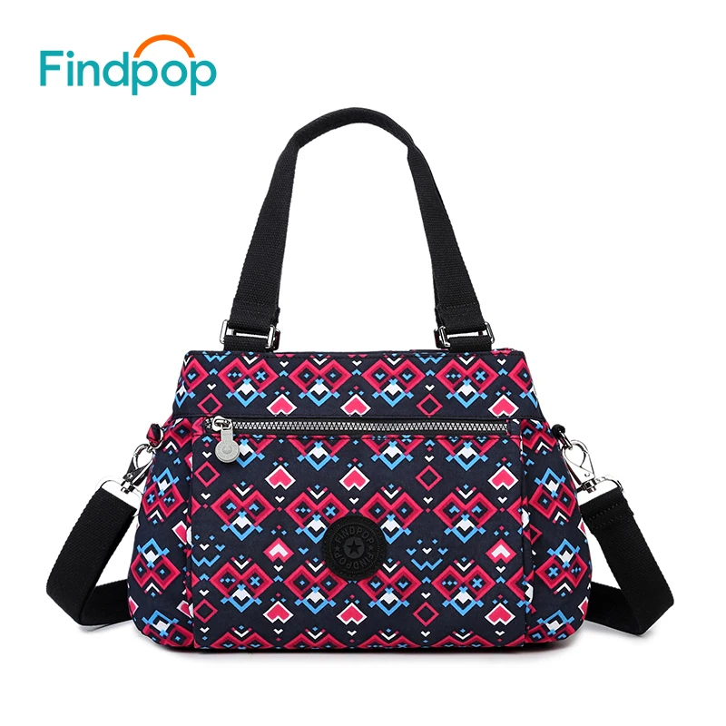 Повседневная Сумка тоут Findpop модная сумка через плечо с цветочным принтом для