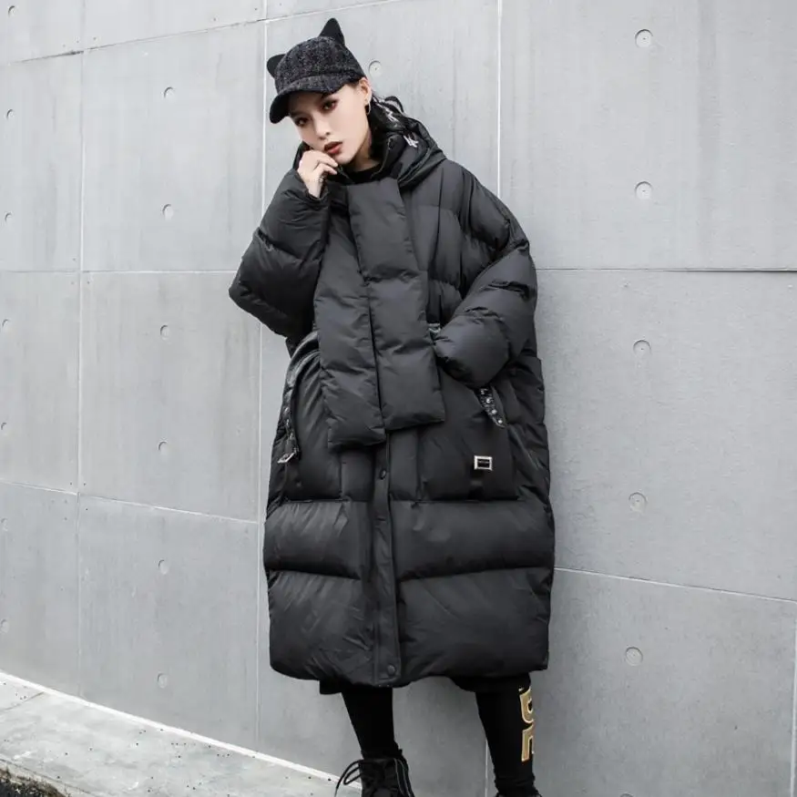 Женские зимние хлопковые пальто 2019 Верхняя одежда Пальто Длинные повседневные