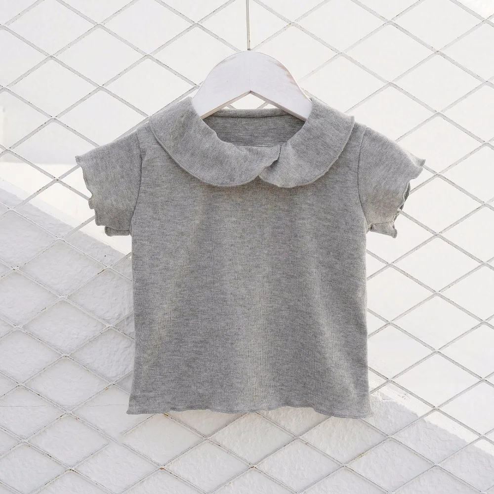 Baby Girls Summer T-shirts Short Sleeved Tops Tee Toddler Infant Kids Girl Clothes | Детская одежда и обувь