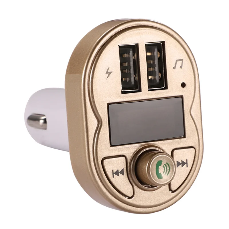 Автомобильное зарядное устройство с двойным USB Bluetooth mp3 плеер беспроводной fm